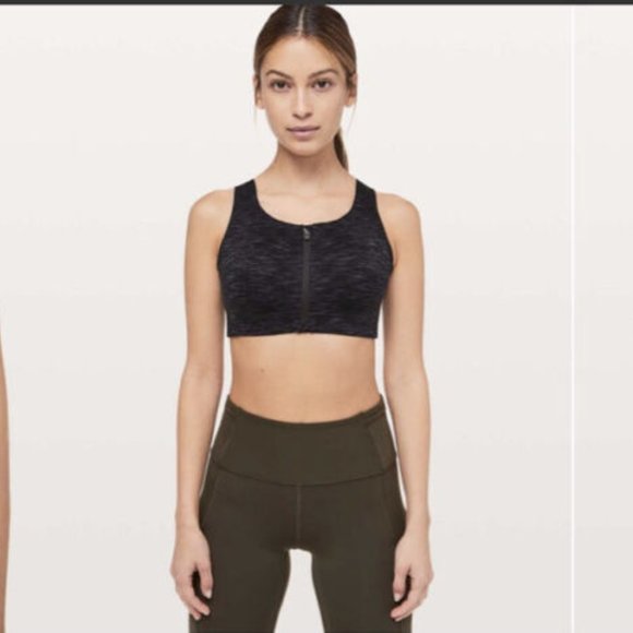 Lululemon 38C - Enlite Front-Zip Bra High Support - Picture 1 of 6